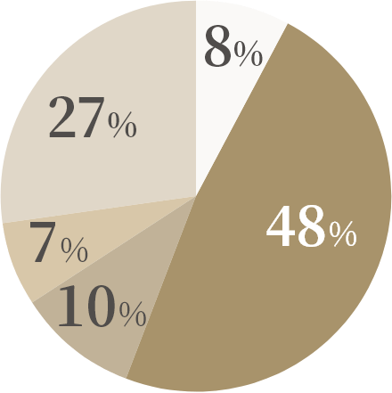 48% 10% 7% 27% 8%